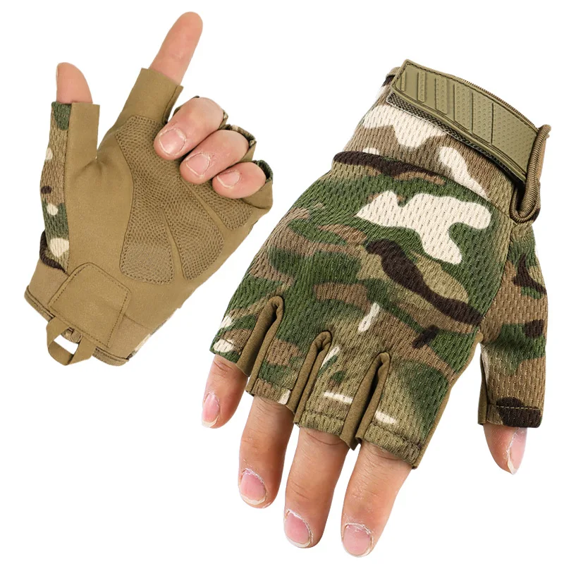 

Men's Outdoor Full-finger Tactical Gloves Protection Sportswear Training Outdoor Military Fans Motorcycle Riding Gloves