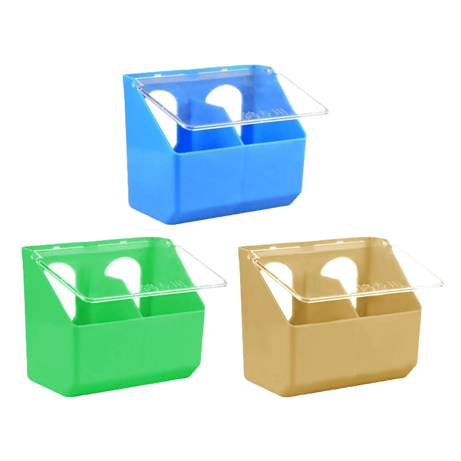 Comedero y Bebedero Colgante para Palomas, Ligero, Dispensador de Alimentos para Palomas, Periquitos, Canarios, Gallinas, Aves