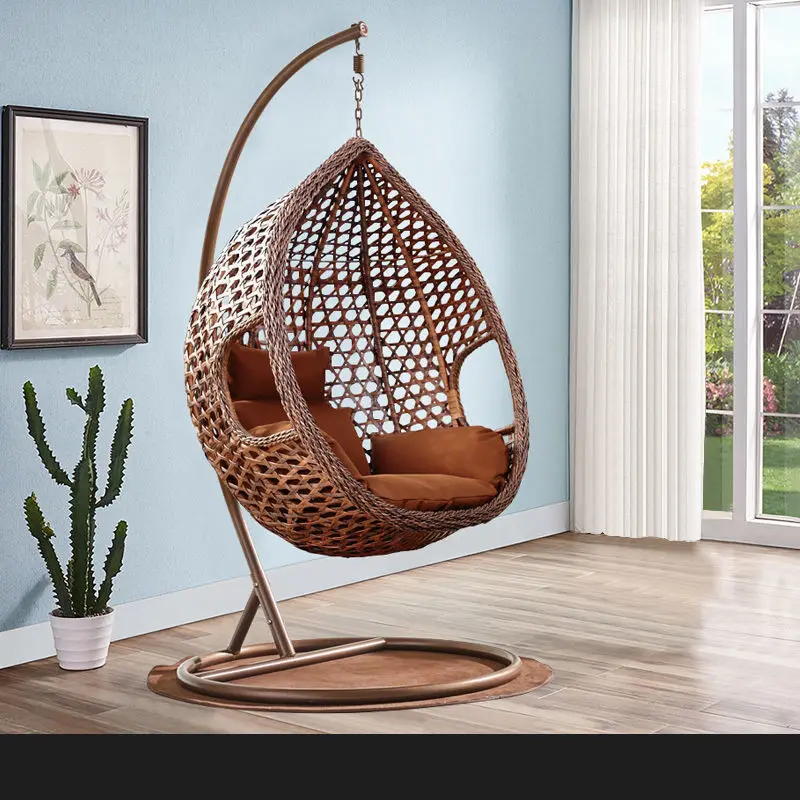 Magic leaf vine bird nest basket chair indoor swing balcony hammock household hanging chair egg chair cradle