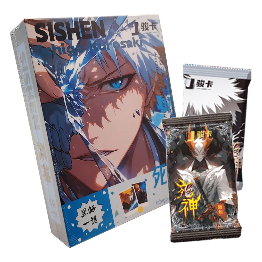 Bleach Collection Cards Japanese Fantasy Battle Anime Protagonist Kurosaki Ichigo Kuchiki Rukia Creative Cards Toys Peripheral