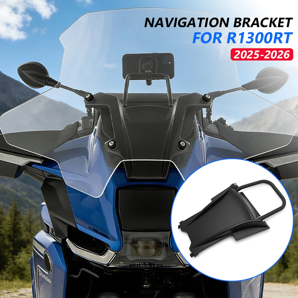 

Motorcycles Gps Crossbar Mount Bar For BMW R1300RT 2025 2026 R1300 RT R 1300 RT Navigation Bracket Cockpit Extension Accessories
