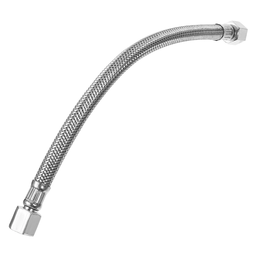 

Replacement Air Compressor Exhaust Tube 400MM Stainless Steel Braided Hose Pneumatic Tools Leader Valve Aluminum Connection