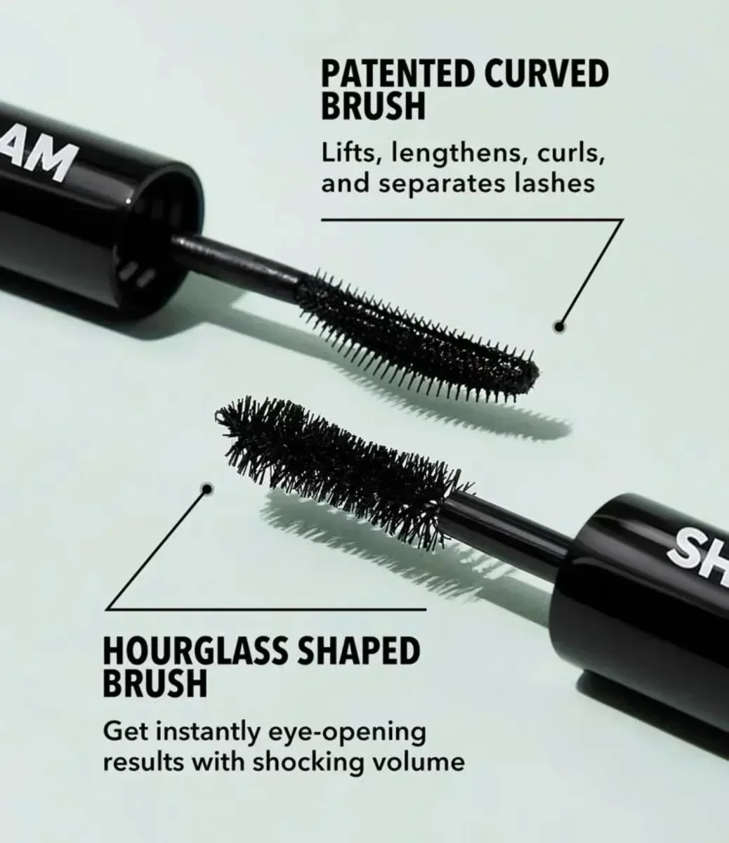 Sheglam make up Mascara Eyelash Extension Eye Lashes Brush Long-wearing Waterproof Sweat-proof eye Mascara makeup