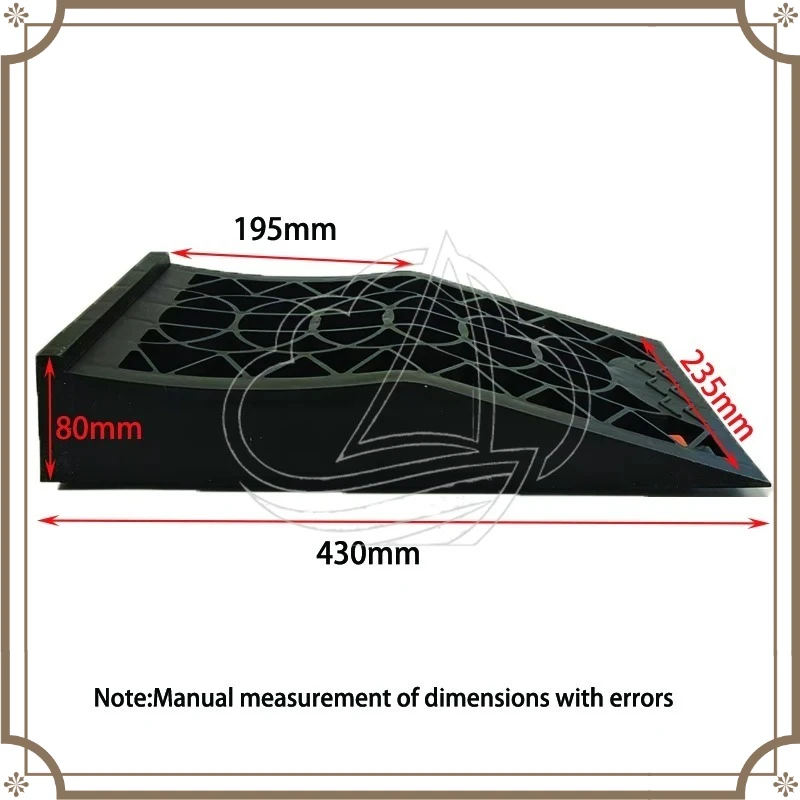 1 Pair Car Maintenance Ramps Tire Lifting Pads Outdoor Rescue Repair Tools