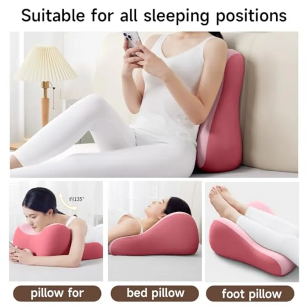 1pc Multi-functional Sponge Pillow,for Furniture Pillow Suitable for Home Use, Ideal for Sitting and Lying, Foam Pillow Modern
