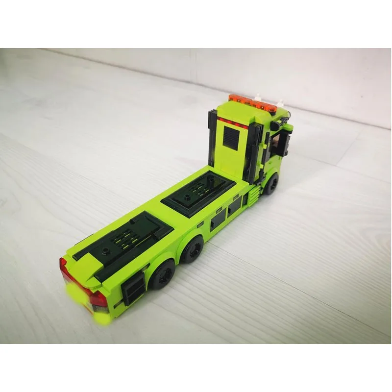 

MOC-209754 Классическая новая модель контейнеровочного транспортного грузовика, 405 шт., игрушка в подарок на день рождения для мальчиков и детей