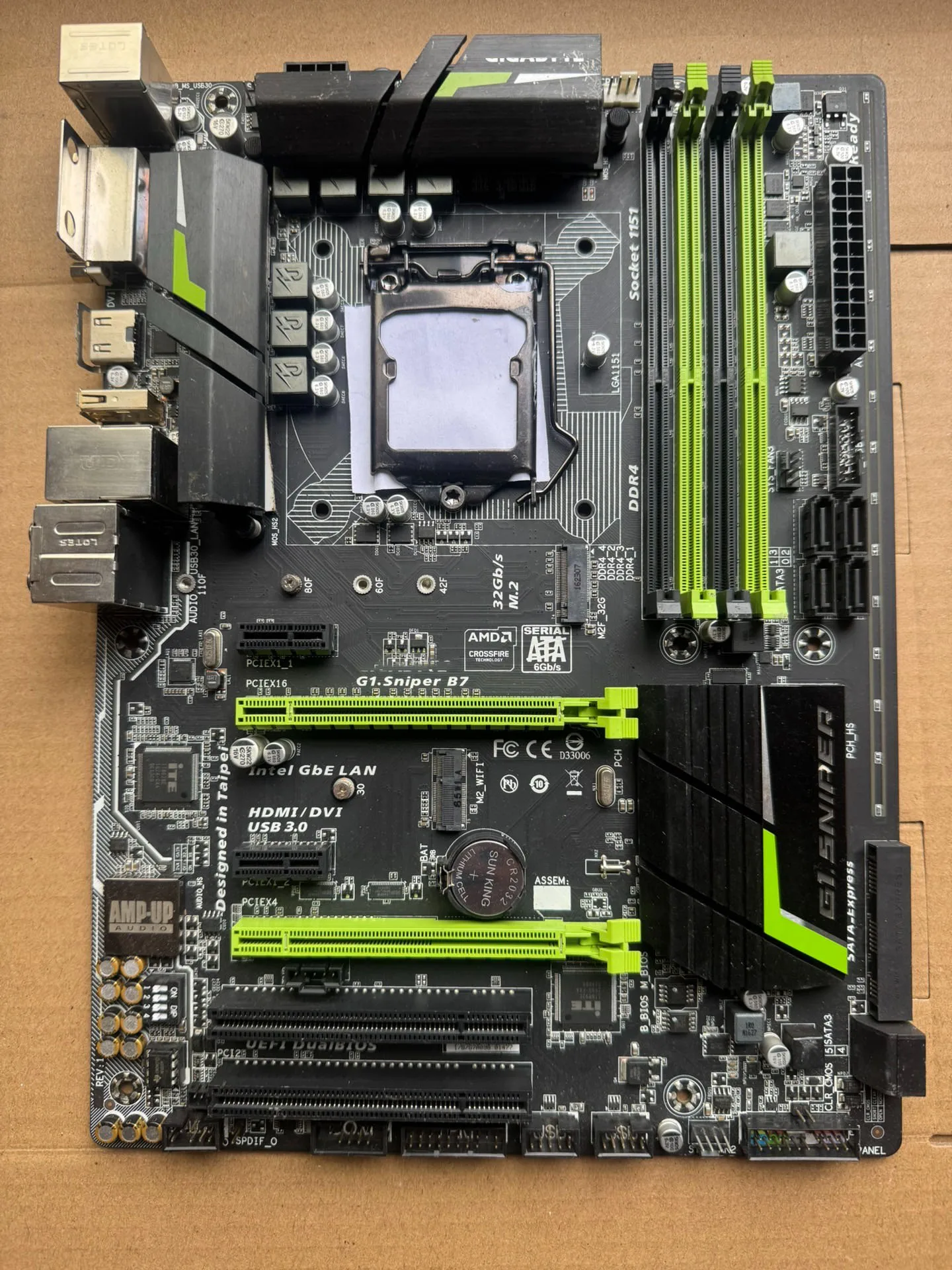 

G1.sniper b7 Magic Sound материнская плата G1.sniper b7