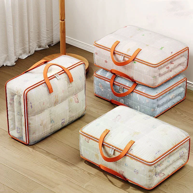 

Large Capacity Home Clothes Organizers Storage Bag Bedroom Clothes Quilt Container Portable Back To School Package Bag