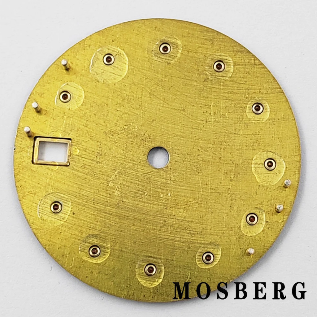 28.5 مللي متر ساعة الطلب ل NH35 NH35a مع نافذة التاريخ أزرق أبيض اللون الساعات أجزاء ملحقات الحركة التلقائية