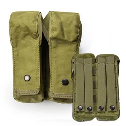 Bolsa MOLLE doble para revistas AK – Riñonera táctica caza paintball