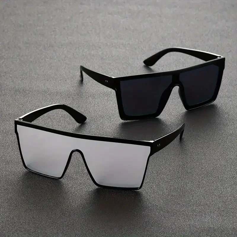 Fashion Sports Sunglasses Polycarbonate Frame UV Protection Gradient Lens Lightweight for Running Driving Cycling soft nose pads