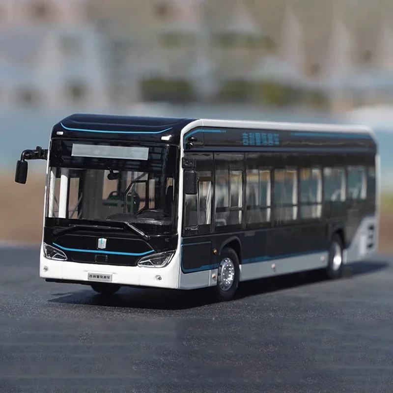 Modèle de Bus de transport électrique en alliage Geely Xingji C12E 1:43, pour cadeau de noël, collection, affichage, offre spéciale