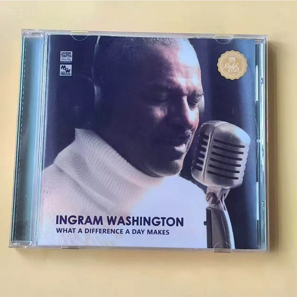 Ingram Washington What A Difference A Day Makes CD, CD de Alta Fidelidad para Audiófilos, Barítono Masculino, Jazz Vocal, Prueba de Reproducción, Nuevo Sellado en Stock