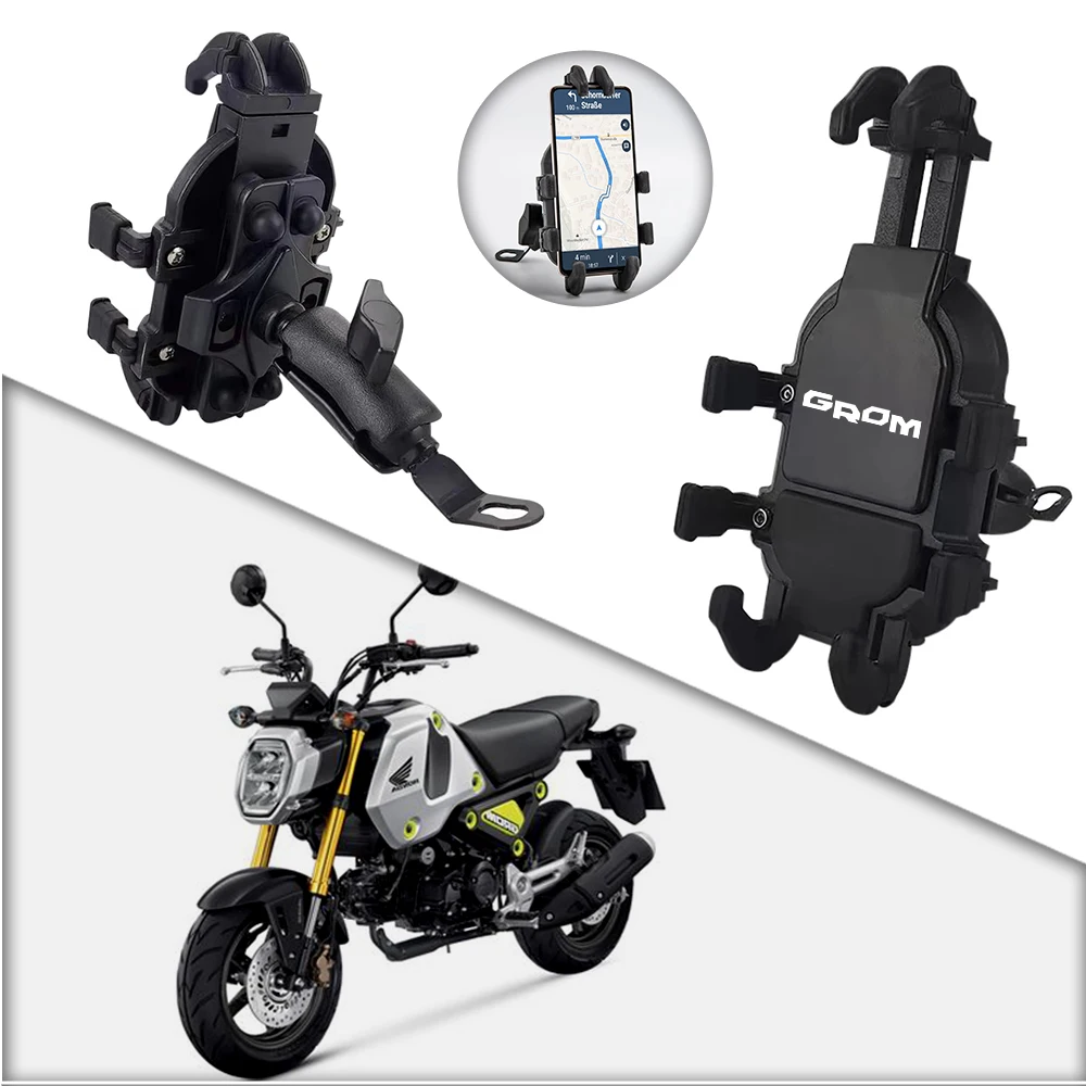 Four Groups Of Shock Absorption Modules Durable Navigation Holder For Honda Grom 125 MSX125 Scrambler Concept SP MSX Grom125