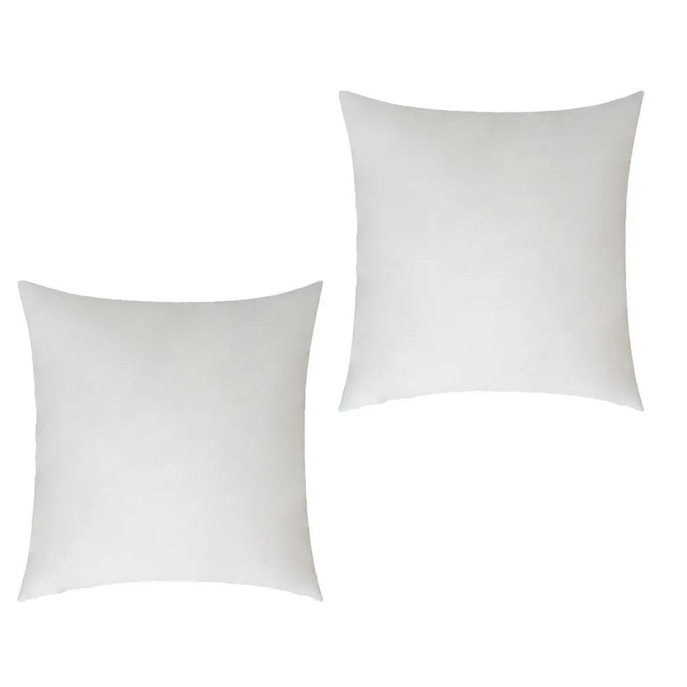 

2 шт. квадратных наполнителей для подушек 50х50 см, мягкие белые вкладыши для диванных подушек, наполнитель для декоративных подушек, для спальни и гостиной