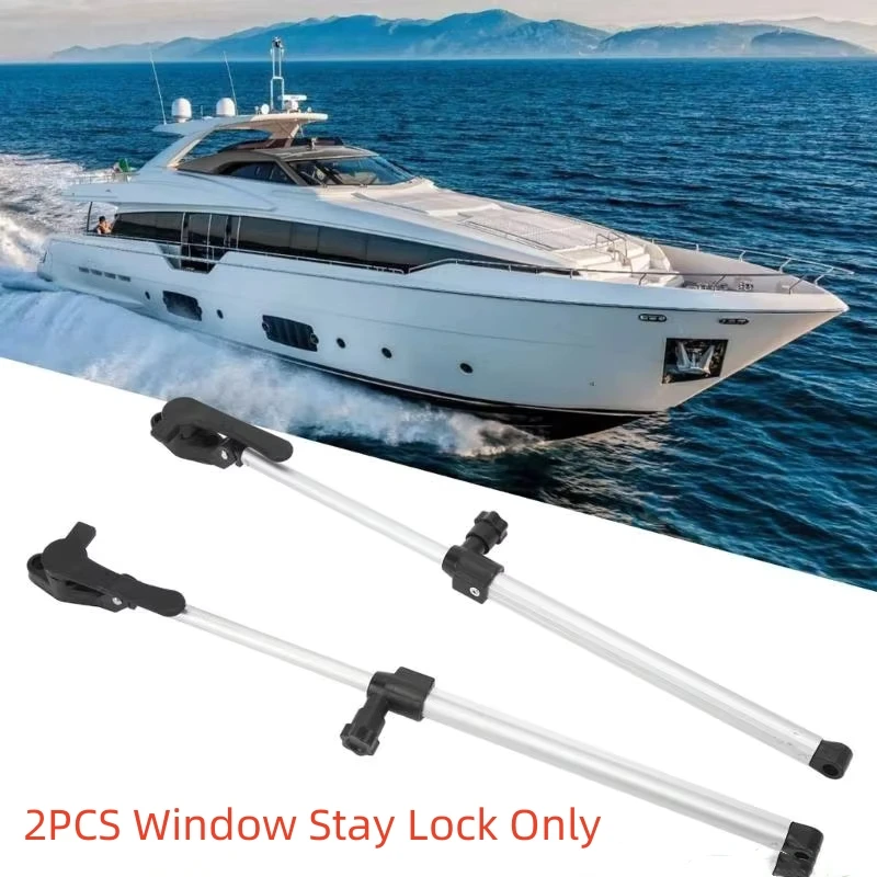 2pcs Window Support Rod Button Aluminum Alloy With Telescopic Function Motorhome Camper Trailer Durable Caravan Accessories
