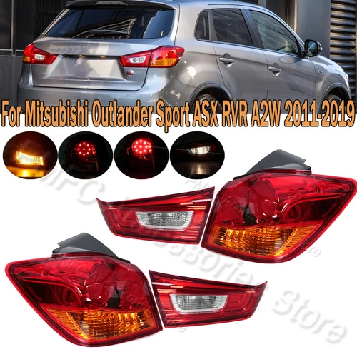 Luz trasera, lámpara de freno, luz de señal de giro, luz antiniebla, conjunto de lámpara trasera para Mitsubishi Outlander Sport ASX RVR A2W 2011 2012-2019