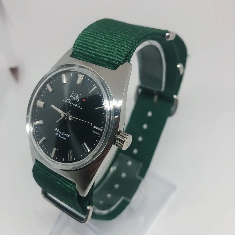 

7120 Manual Mechanical 19 Diamond Watch Genuine Movement Business Watch Commemorative Color Disc Made in Shanghai Second-hand