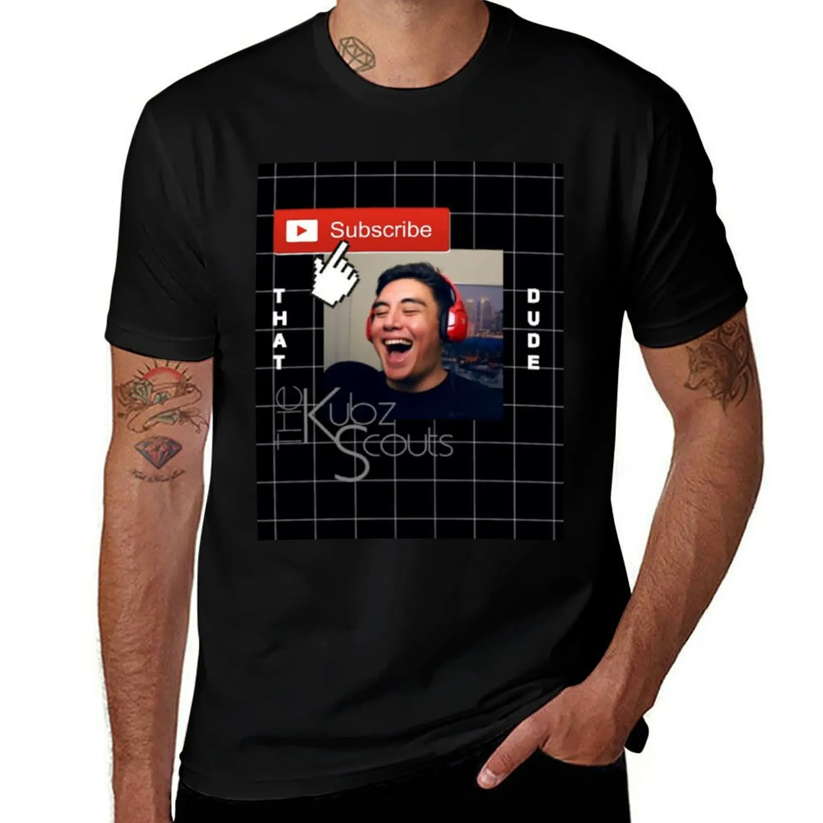 Camiseta Kubz Scouts, ropa informal básica, top de manga corta