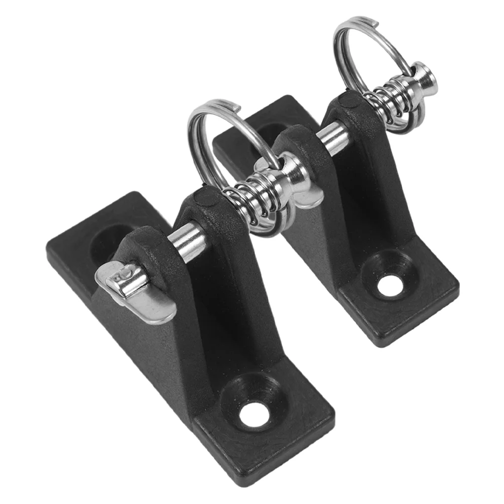 

2 Pcs Boat Mount Deck Hinges Marine Installation Stainless Steel Hardware Heavy-duty Accessories