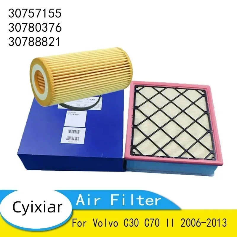 Air Filter Cabin Filter Oil Filter For Volvo C30 C70 II 2006-2013 30757155 30780376 30788821