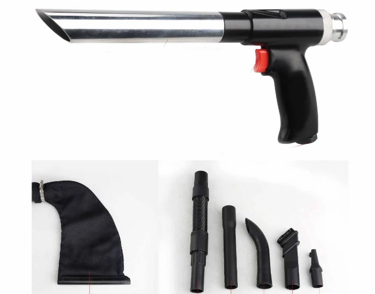 Pneumatic Blow Suction Sand Blasting Cleaning Gun Air Blow & Vacuum Gun Kit