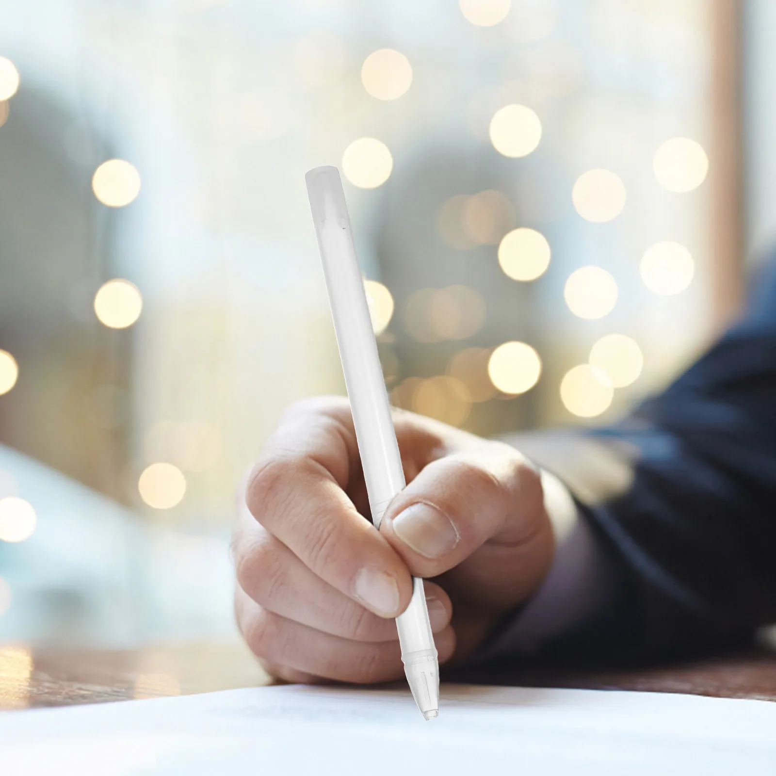 

100pcs Empty Pen Cases Transparent Plastic Pen-Holders Simple Design For School Office Stationery Students Supply Pen Barrels