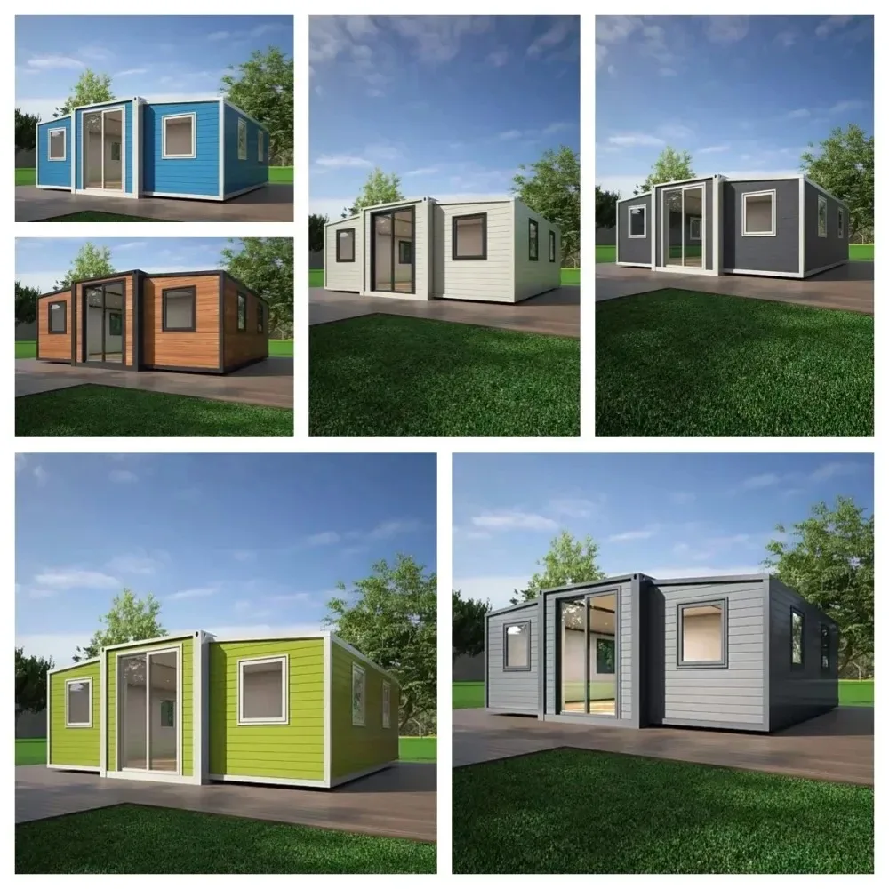 3 Bedroom Prefabricated Container House 20ft 40ft Modular Home Luxury Expandable Design for Family Living