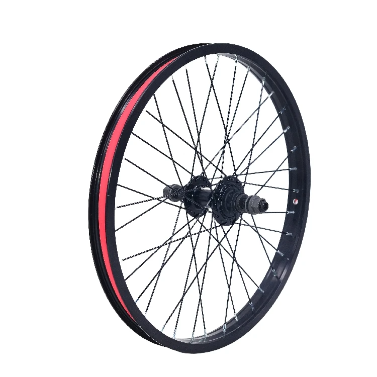 BMX-小型軽量アルミニウム合金ホイールセット,20インチダブルレイヤー