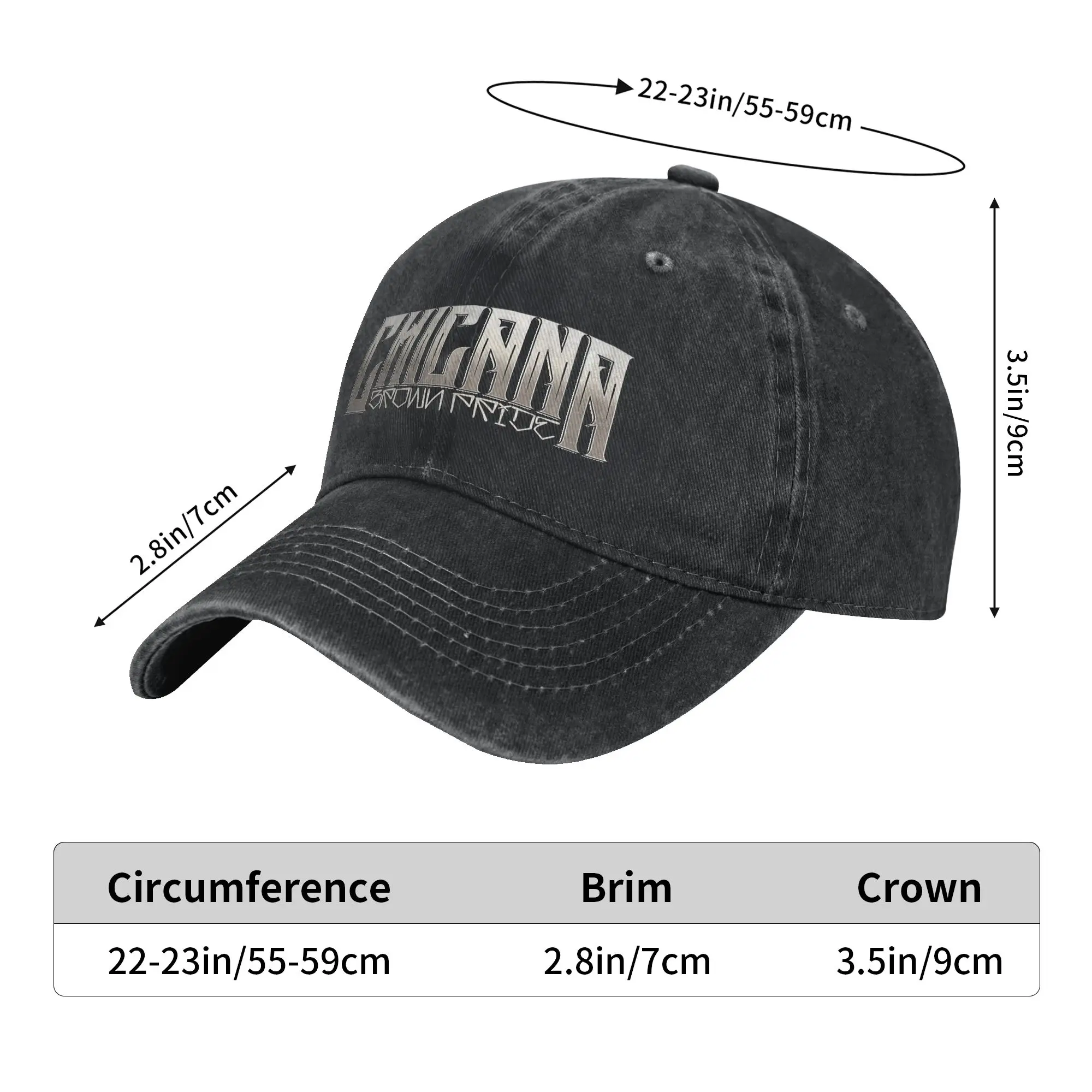 Washed Baseball Cap CHICANA Brown Pride Proud Chola Chicano Tattoo Art Summer Trucker Hat  y2k Cute Kpop Rock Sun Snapback Cap