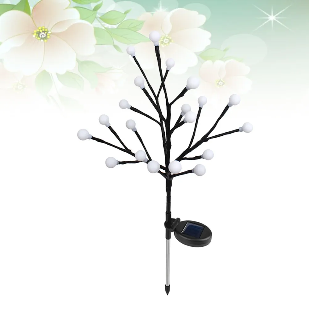 

Solar LED Tree Light Branch Leaves Outdoor Waterproof Garden Lamp Lawn Lights for Yard Patio Landscape Decor Lawn Lights