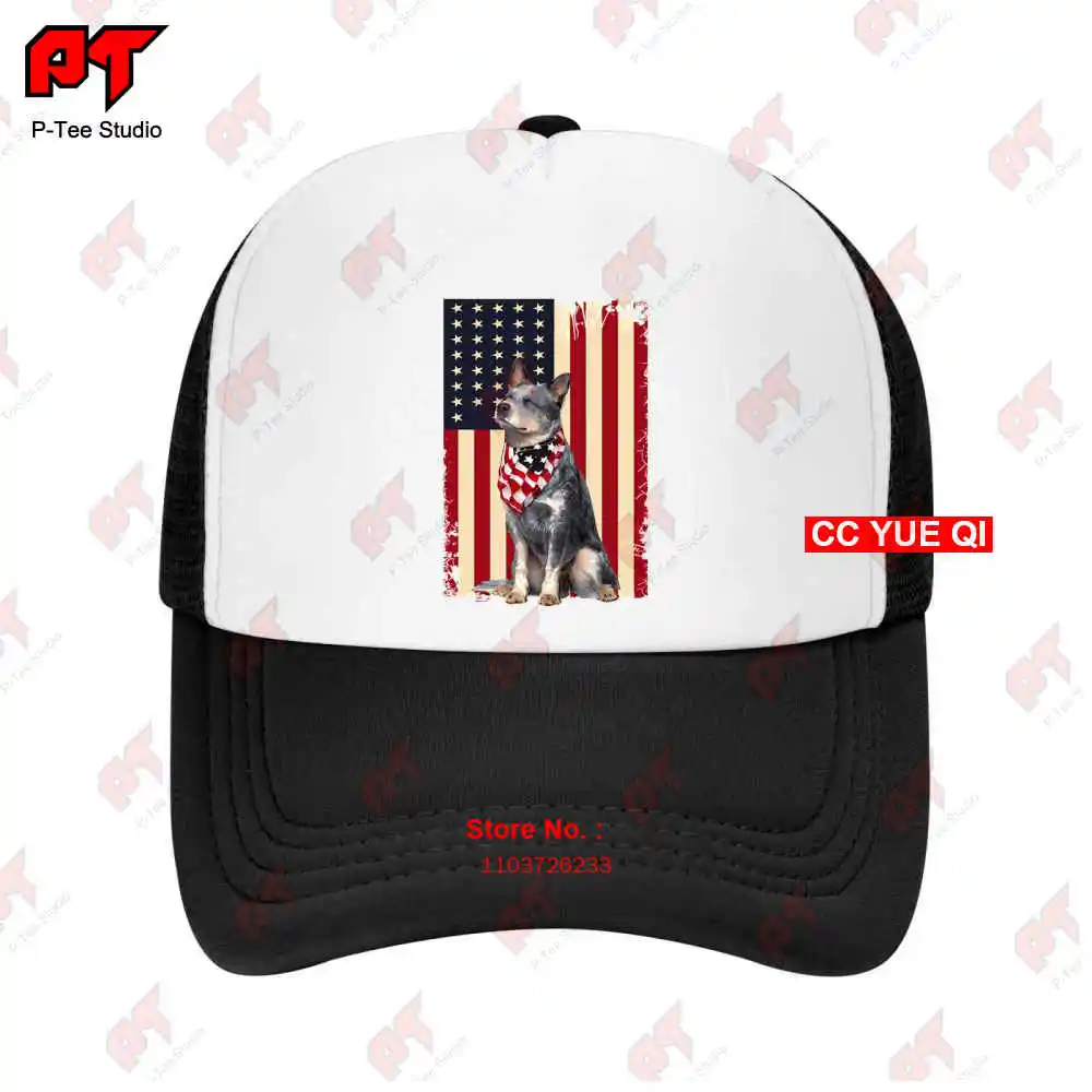 Australian Cattle Dog American Flag Version New 2021 Baseball Caps Truck Cap Z49M