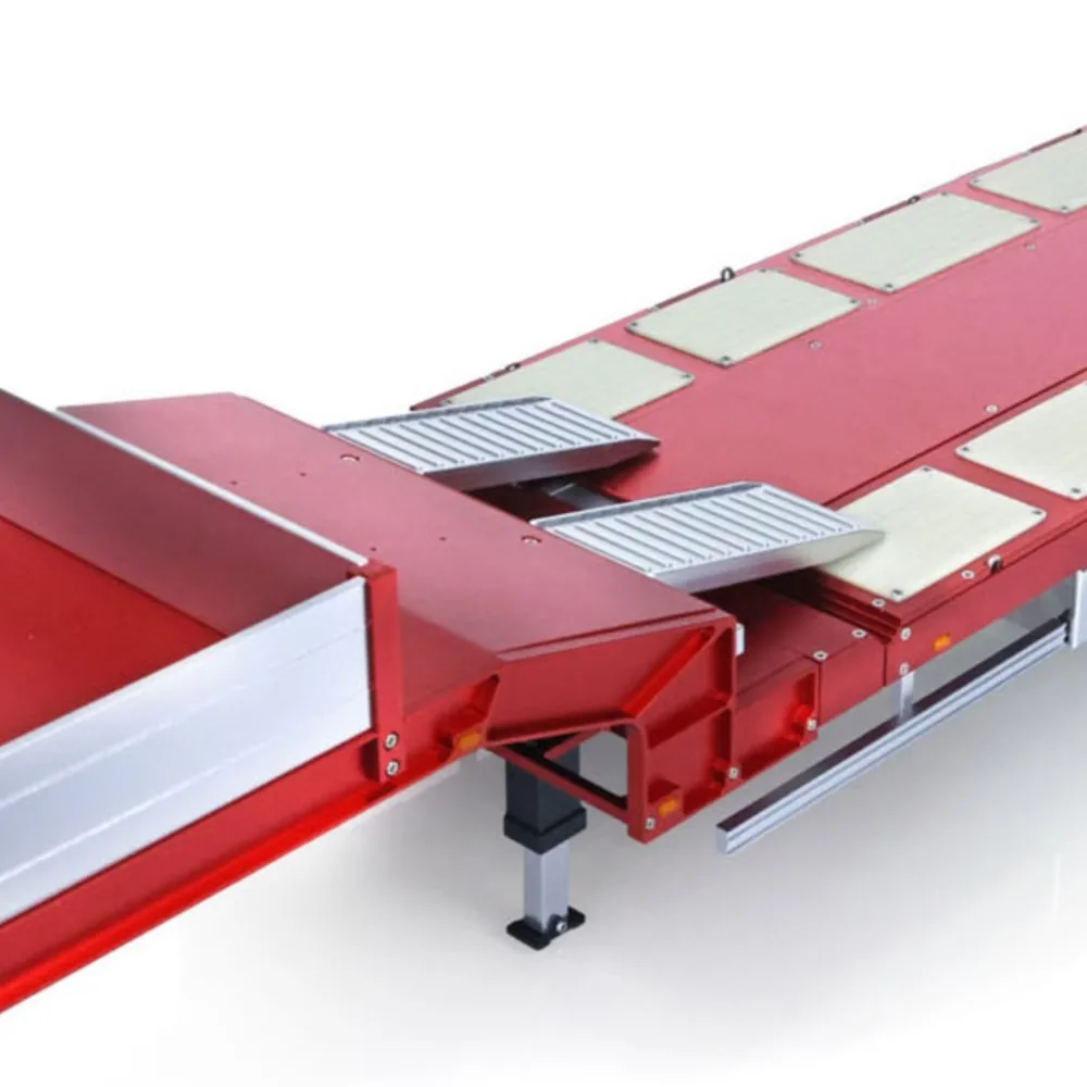 

Degree Metal 4Axle Steering RC Trailer 997 V2 Electric Support Leg Tailboard For Toy 1/14 TAMIYA Remoted Tractor Truck DIY Model