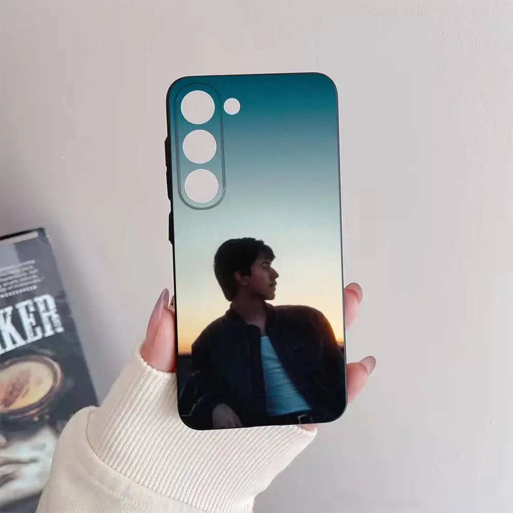 حافظة هاتف I-Ivan C-Cornejo لهاتف سامسونج جالاكسي A73,72,51,53,52,71,22,5G,Note,J7,8,9 غطاء أسود ناعم #5