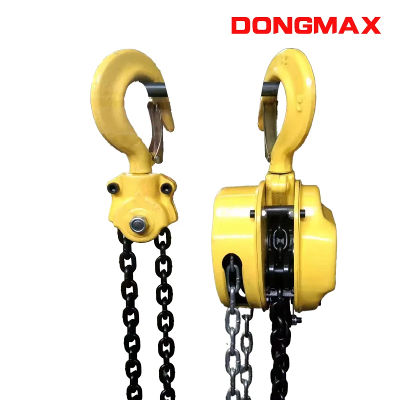 Steel Manual Chain Hoist Tackle Block Pulley Hand Hoist for Manual Lifting in Printing Shops Manufacturing Plants Farms Farms - view 4
