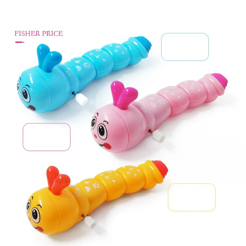 1 Piece Caterpillar Clockwork Cute Cartoon Animals Wind Up Toys for Children Caterpillar Shape Crawling Toy Baby Gift for Kids