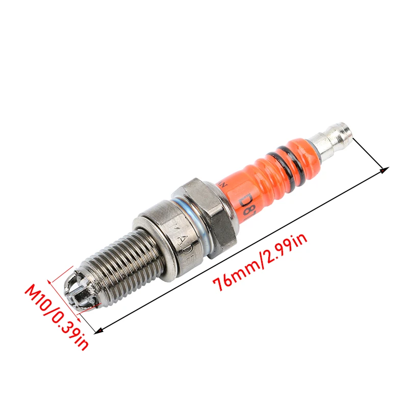 high performance Motorcycle Ignition Coil D8TJC Spark Plug for CG 50cc 125cc 150cc 200cc High Pressure Coil ATV Quad Dirt Pit Bi