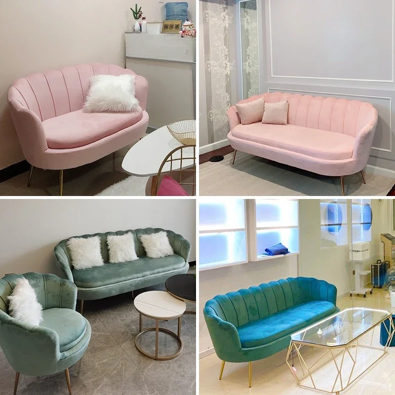 أريكة، غرفة معيشة، شقة صغيرة، شمالية، بسيطة، حديثة، غرفة نوم المشاهير على الإنترنت الفاخرة الخفيفة، متجر لبيع الملابس #2
