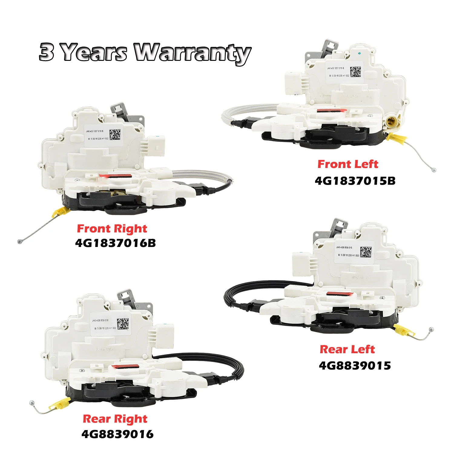 4G1837015B,4G1837016B,4G8839015,4G8839016 Front Rear Left Right Door Lock Actuator For AUDI A7 Sportback,S7,RS7 2010-2018