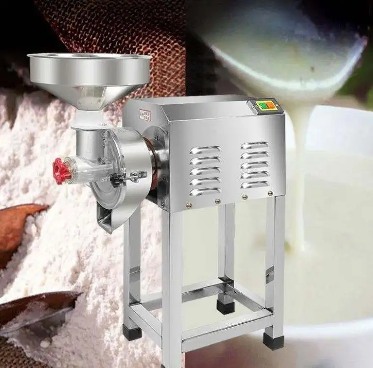 Peanut Paste Maker Dry and Wet Granulator Equipment Sesame Peanut Butter Manufacturing Grinder Coffee Bean Butter Maker Machine