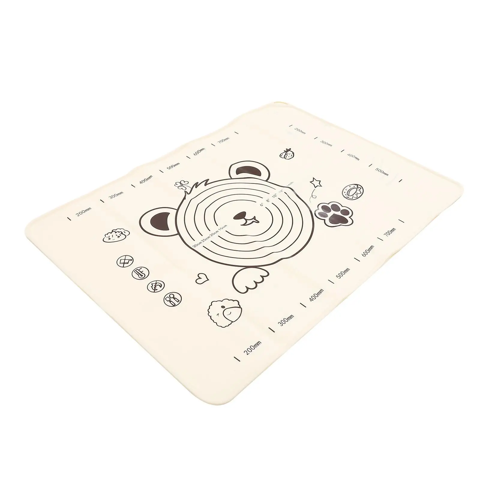 

Silicone Kneading Mat Large Size Heat Resistant Pad for Noodles Pastry Pizza Bread Making Non Slip Smooth