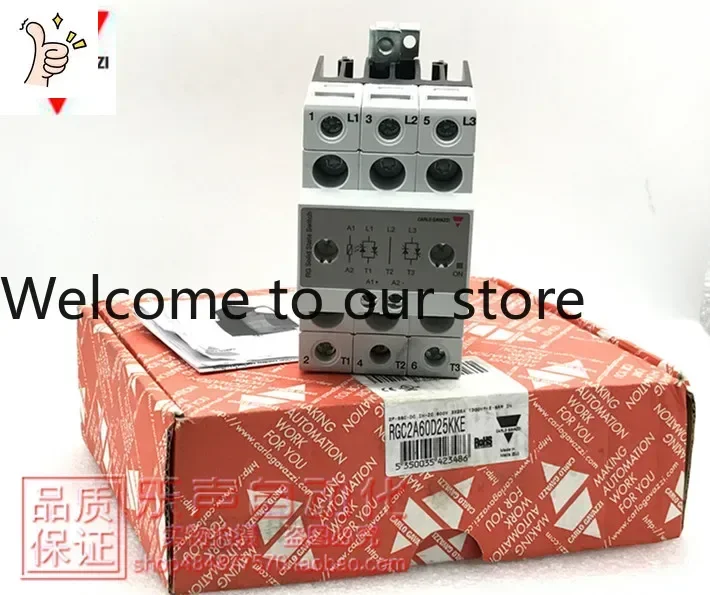 2026.4 RGC2A60D25KKE Swiss Jiale/Carlo Gavazzi Solid State Relay In Stock, Genuine And Brand New