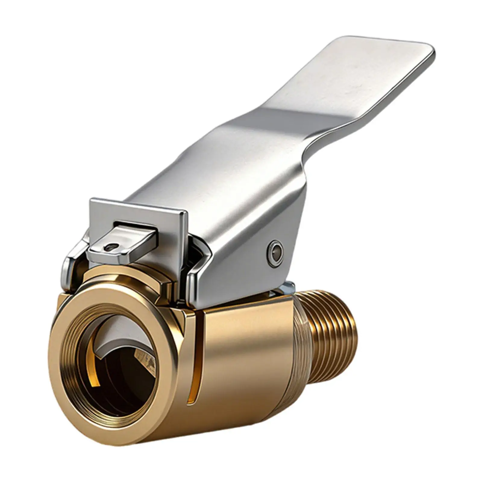 Copper Tire Air Chuck Compact Clip Adapter Tyre Inflator Nozzle for Car Tire Air Pump and Car Compressor Inflation