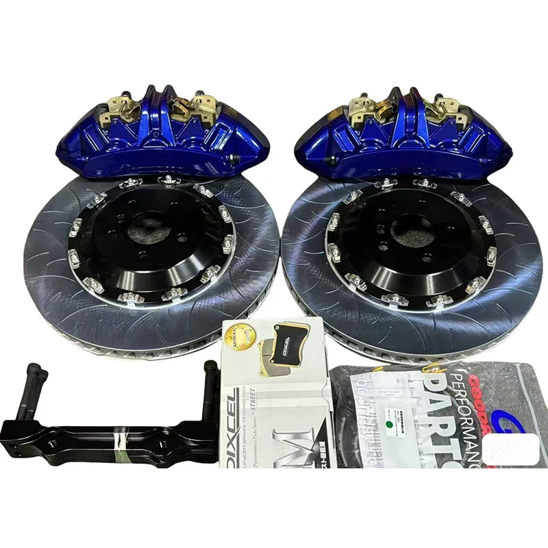 

HIGH QUALITY Big 6 Pot Pistons GT6 Racing Brake Caliper Rotor Pads Brake Set for for E60 M5 R34 Skyline for F22