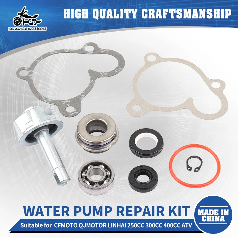 

SJ Water Pump Repair Kit For Yamaha Majesty 250 Linhai VOG 260 LH250 LH300 Aeolus 260cc Diamo Turista CFMOTO QTMOTOR 250CC 300CC