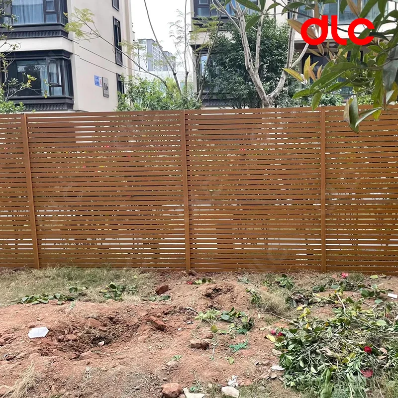 custom.Modern Fully Automatic Sliding Door Aluminum Alloy Garden Panel Strip Grille Fence and Gate