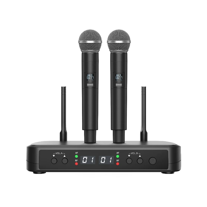 

One to two wireless professional microphone small receiver home stage wedding live broadcast Karaoke microphone
