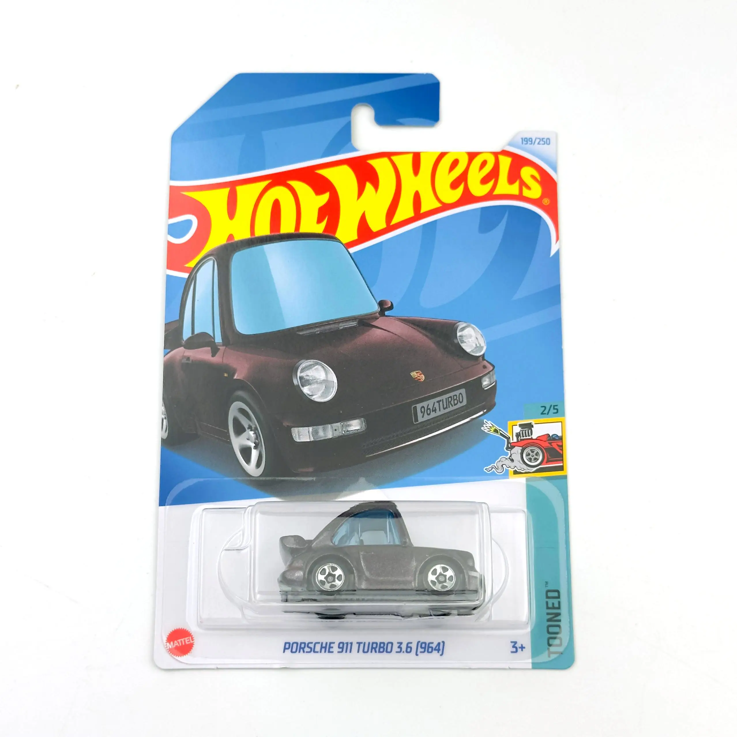 2024-199 Hot Wheels Cars 911 TURBO 3.6 [964] 1/64 Kolekcja metalowych modeli odlewanych pojazdów zabawkowych