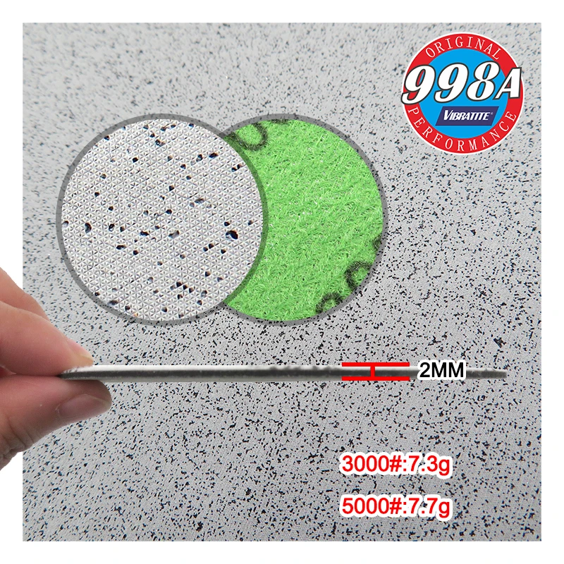 4/5/6 Inch Foam Abrasive Sanding Sponge Disc Fine Sandpaper 3000/5000 Grit Wet Dry for Car Wood Drywall Metal Polishing(5Piece)