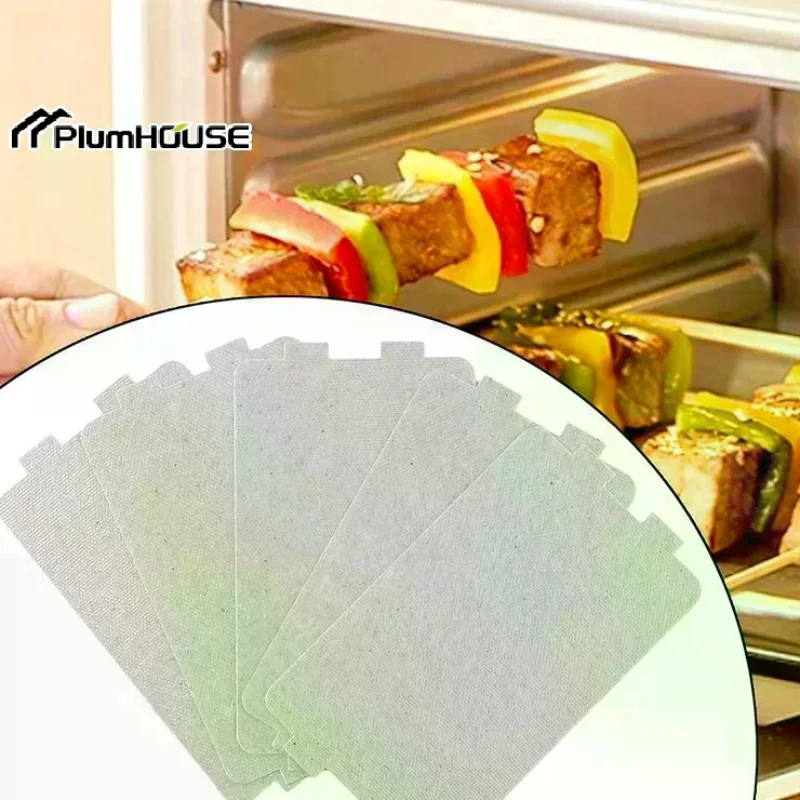 5/10pcs Microwave Oven Mica Sheet Waveguide Cover Plate Universal Cuttable Heat-Resistant For Hair Dryers, Toasters, And Heaters